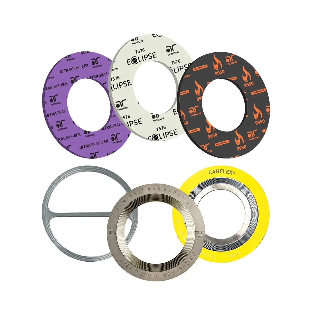 A.R. Thomson gasket materials including metallic, non metallic and custom cut sealing products