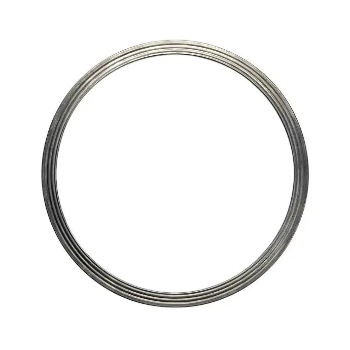Metal heat exchanger gasket for shell and tube equipment available in multiple industrial configurations