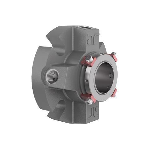 TAC 33 cartridge mechanical seal with multi spring design, flush ports and thermal management technology